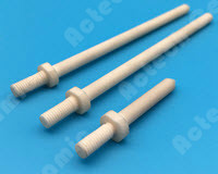 Alumina Ceramic Round Rod - 3X Ceramic Parts